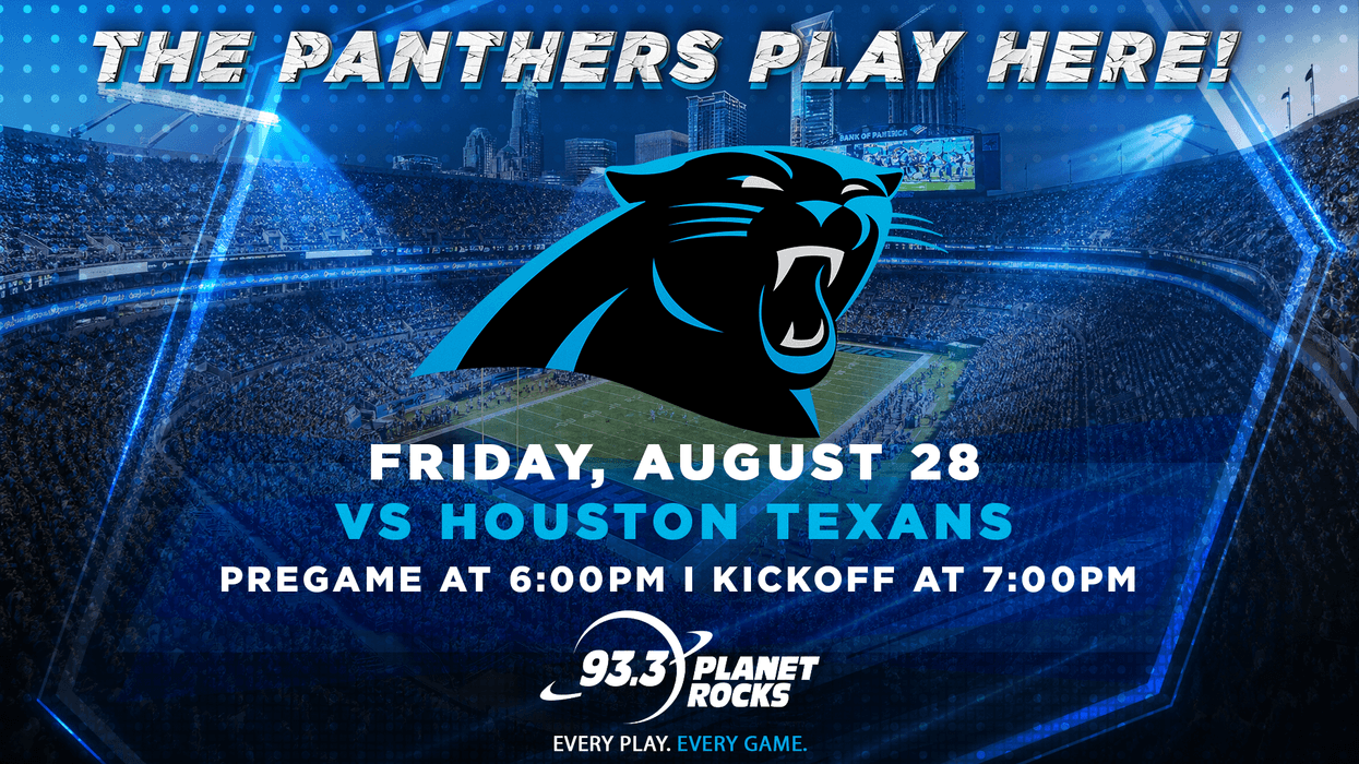 LISTEN LIVE: Panthers vs. Houston Texans