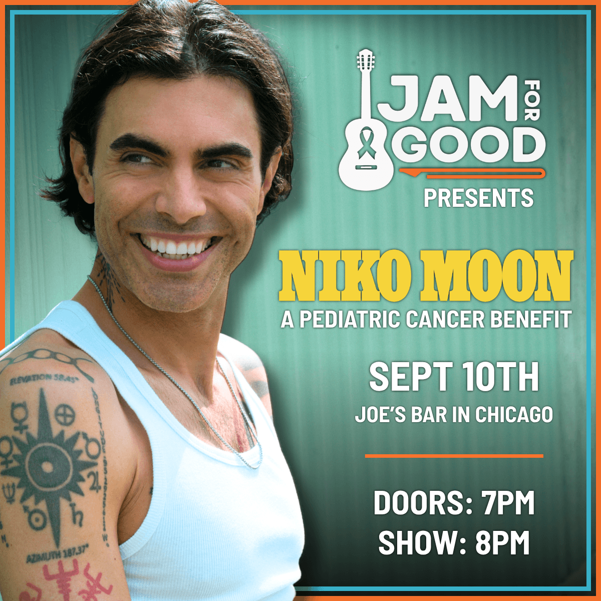 Listen for your chance to win tickets to Niko Moon / Jam For Good