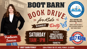 Boot Barn Book Drive For Kids In Honor of Dolly!