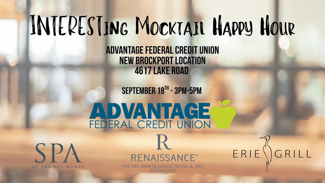 "Interest"ing Mocktail Happy Hour at Advantage Federal Credit Union