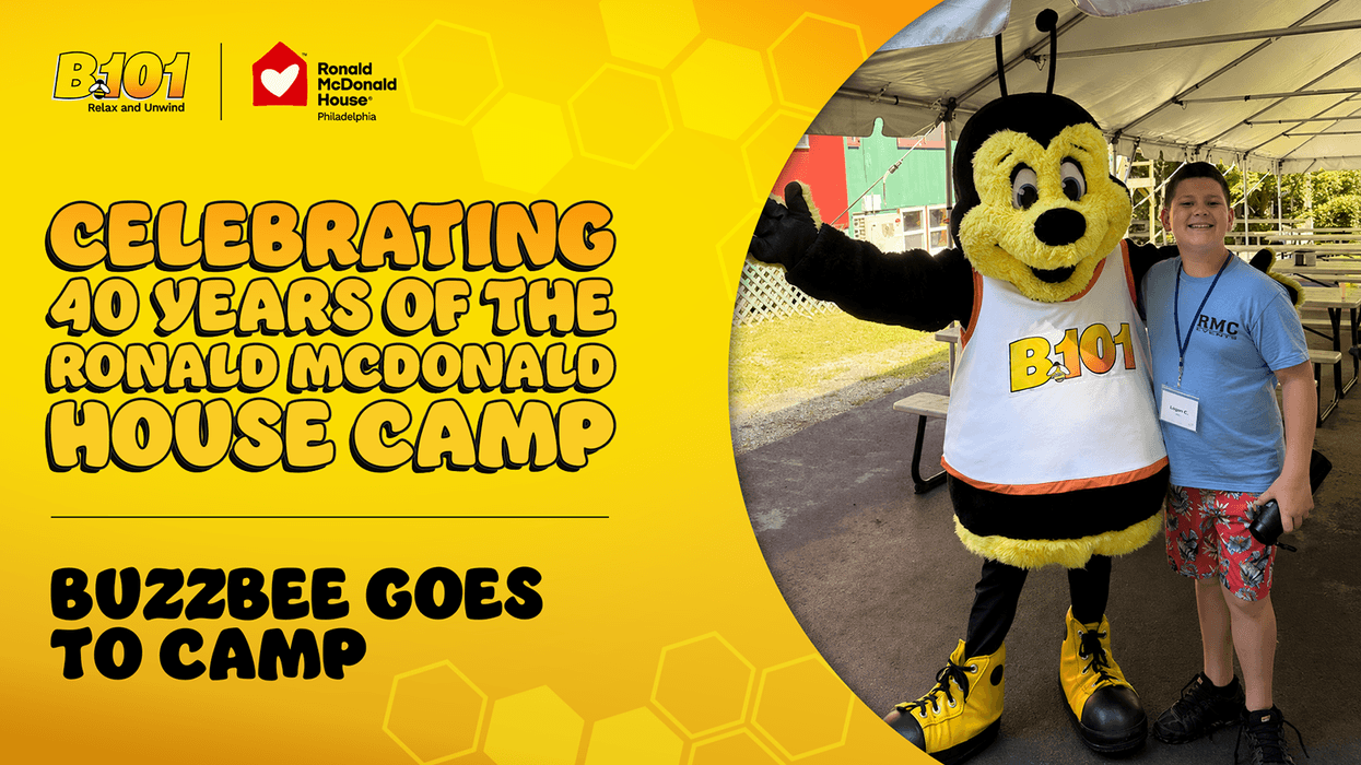 B101's Bobby Smith and Buzzbee Celebrate 40 Years of The Ronald McDonald House Camp