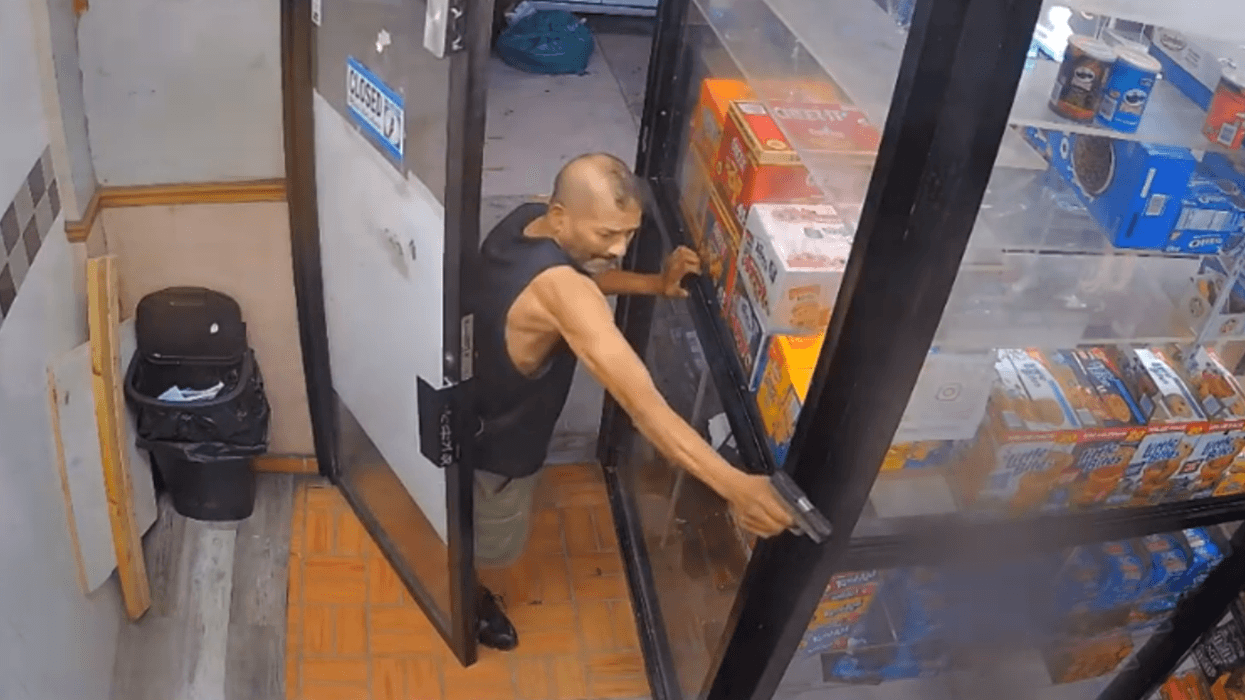 Video: Police seek man who opened fire inside West Philly convenience store