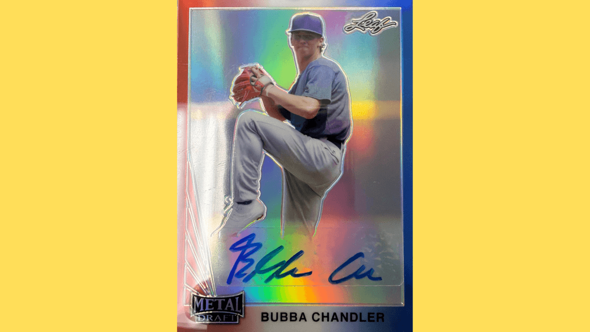Win a Bubba Chandler Rookie Red White Blue Autograph Card