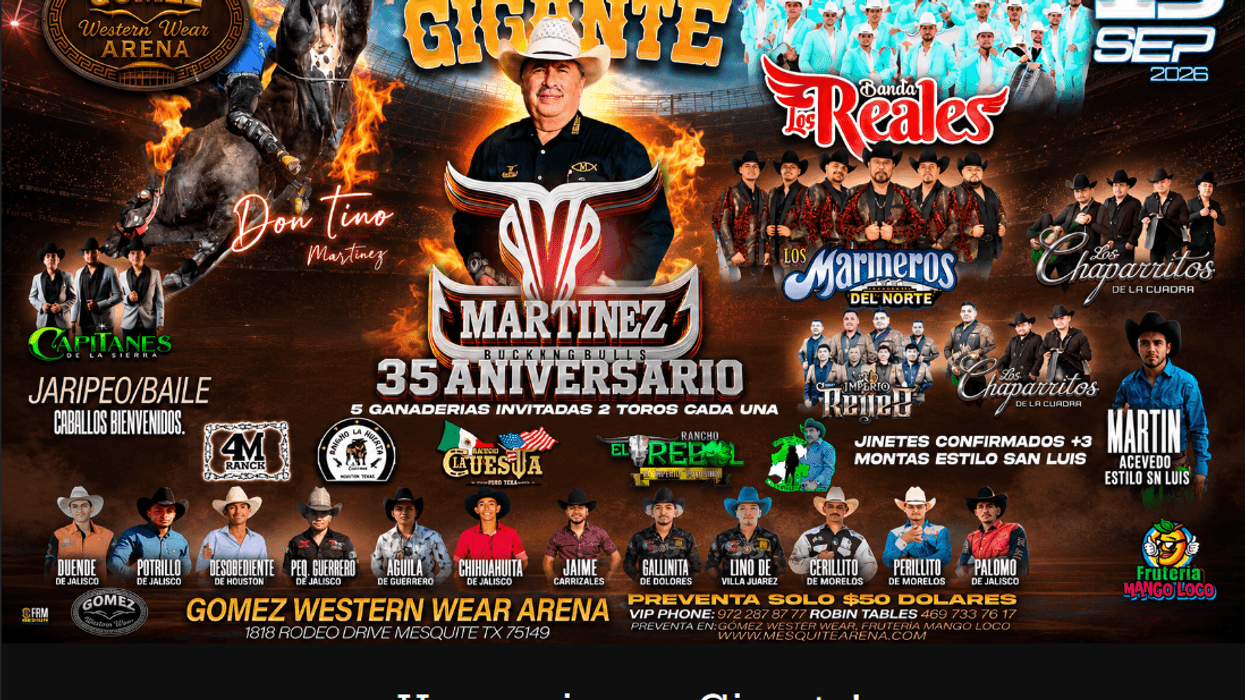 Your chance to experience Gomez Western Wear Arena!