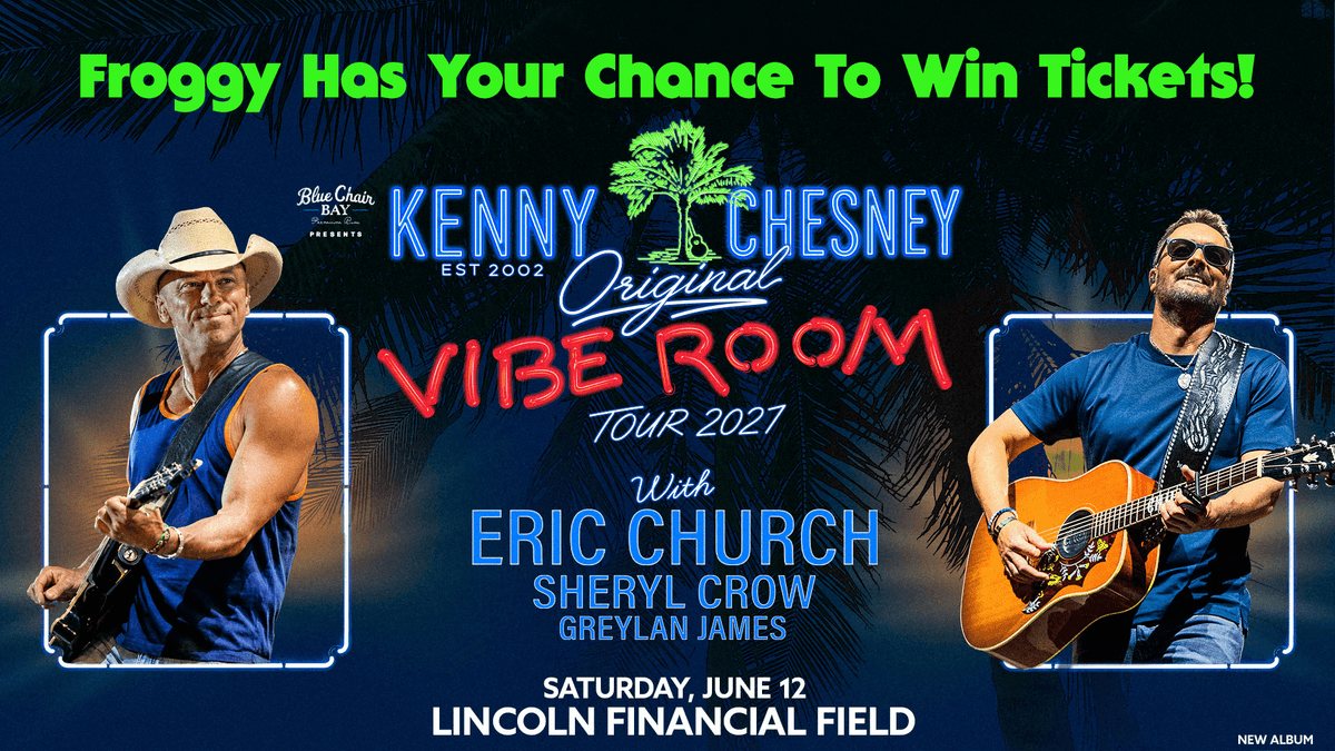 Froggy 101 Has Your Chance to See Kenny Chesney!