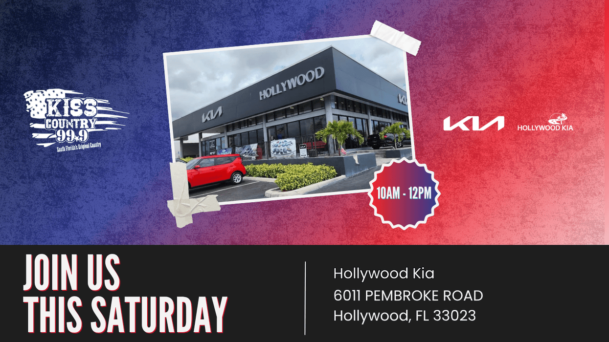 Join Coop at Hollywood Kia THIS Saturday!