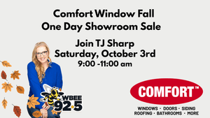 Comfort Window Fall One Day Showroom Sale