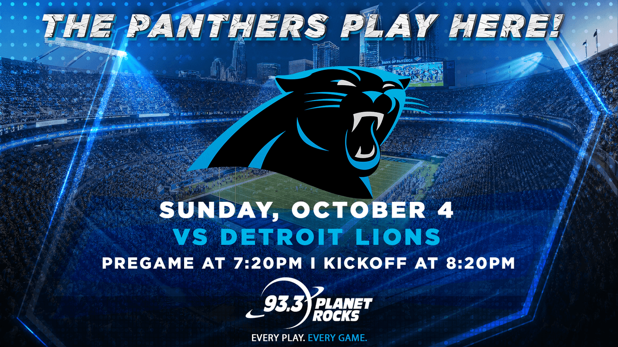 LISTEN LIVE: Panthers vs. Detroit Lions