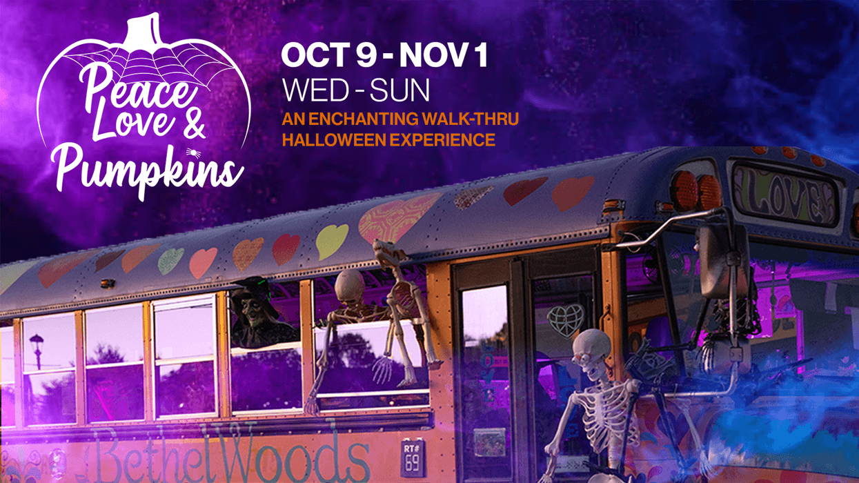 Peace, Love, & Pumpkins | Bethel Woods | Oct. 9 - Nov 1