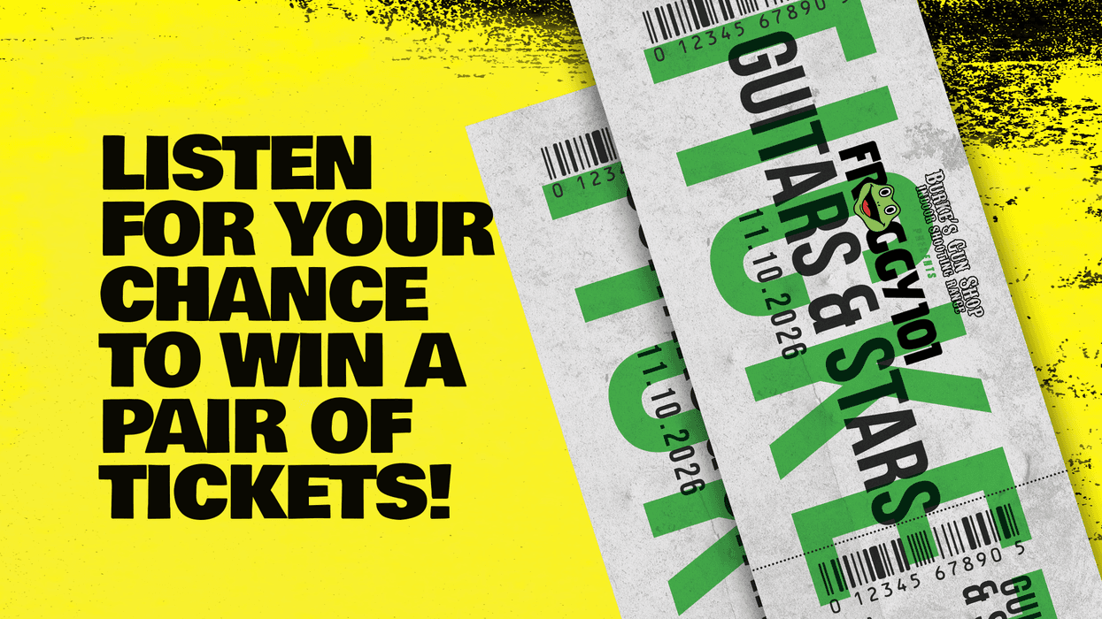 Froggy 101 Has Your First Chance to Win Guitars & Stars Tickets!