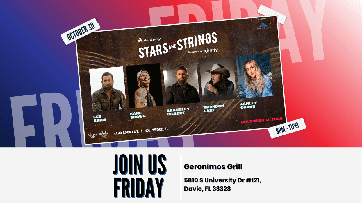 Stars & Strings Ticket Hit at Geronimos Grill