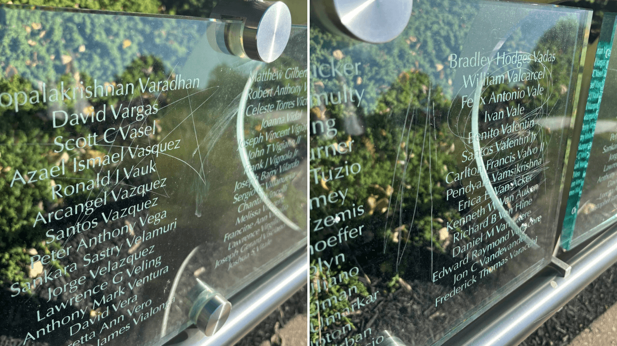 Bucks County’s Garden of Reflection 9/11 memorial vandalized
