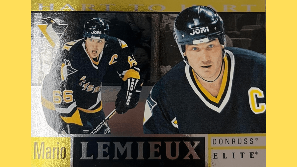 Win a 1996 Elite Lemieux Tribute Card