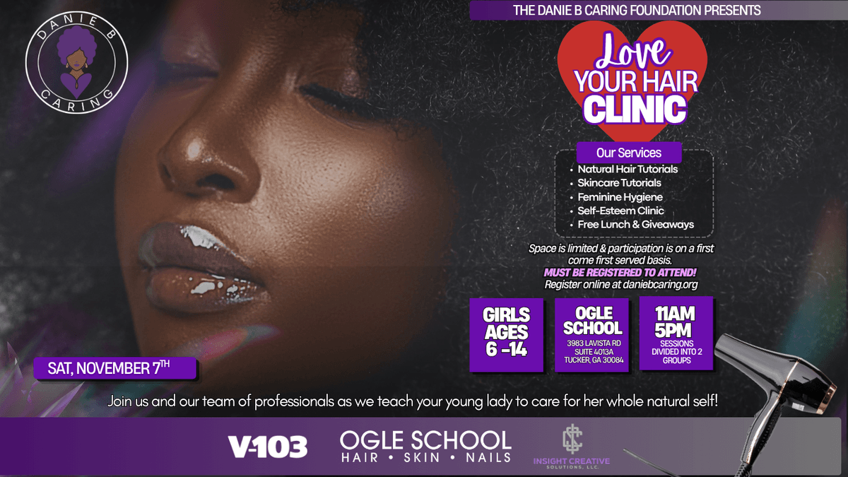 Register For Danie B’s Love Your Hair Clinic