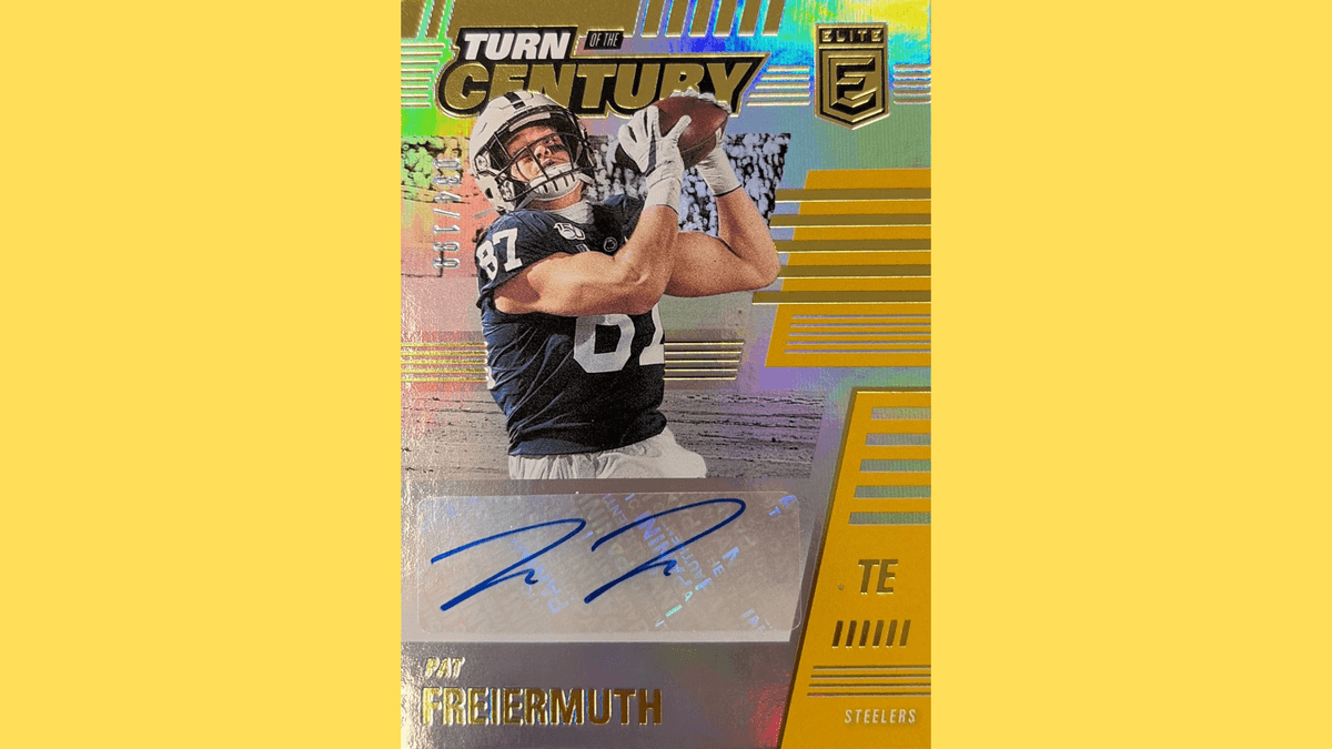 Win a 2021 Elite Freiermuth Rookie Autograph Card