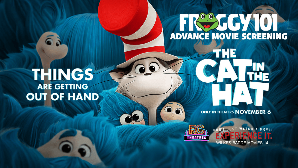 Win Tickets to the Froggy 101 Exclusive Advance Screening of The Cat in the Hat!