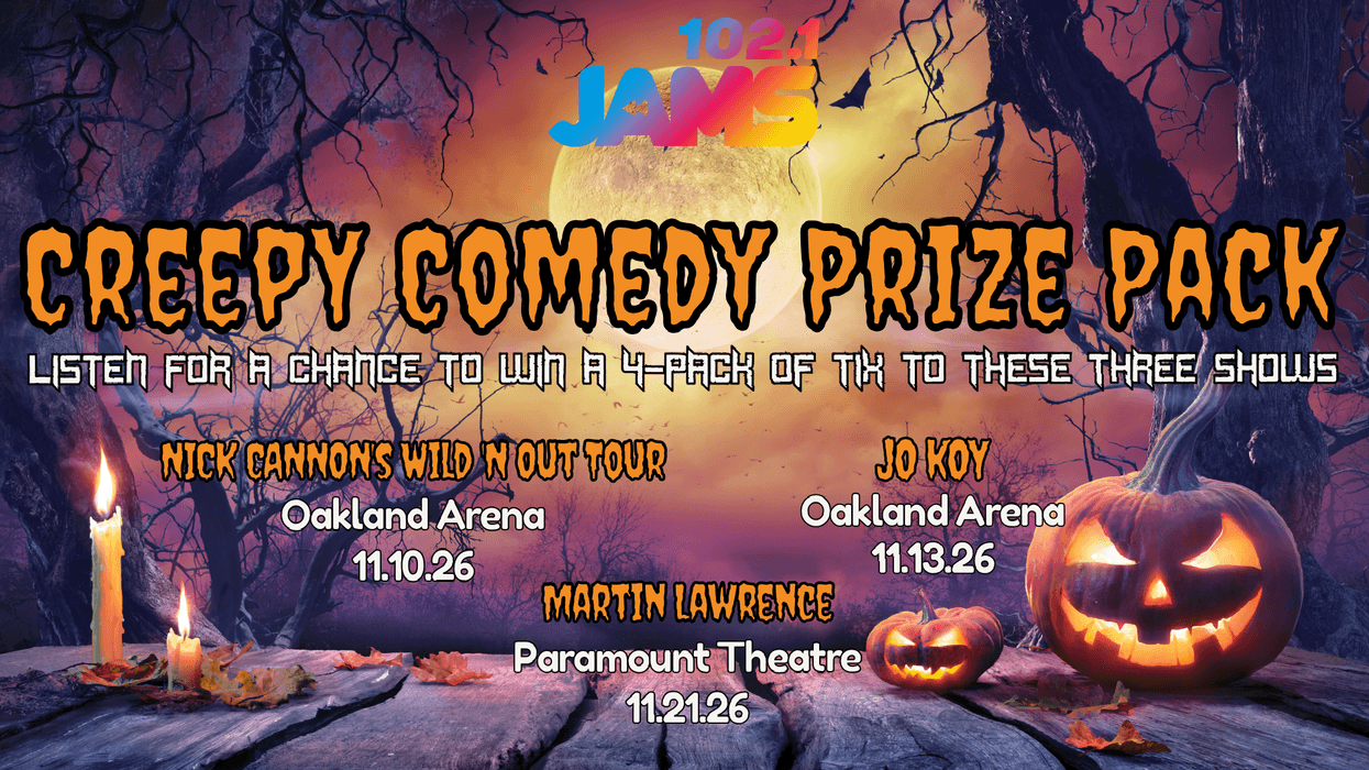 Listen for your chance to win our Creepy Comedy Prize Pack