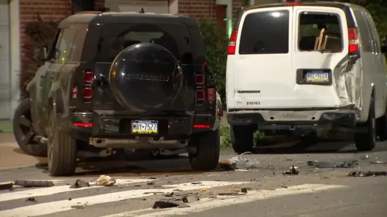 Police seek hit-and-run driver who struck two parked cars, pinning 75-year-old man between them