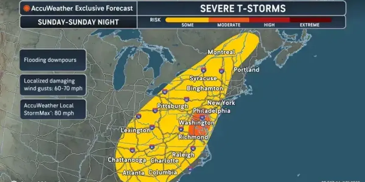 Showers and t-storms to close out weekend with notably cooler air to follow