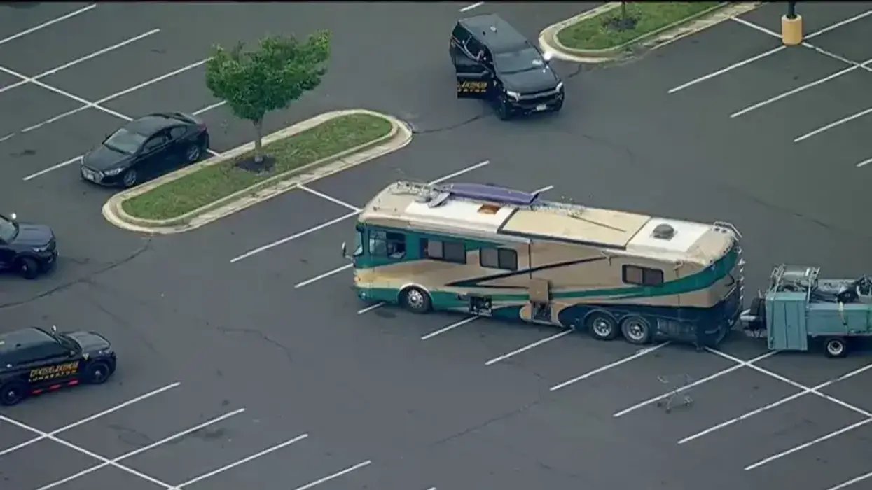 Police surround RV in standoff at Burlington County Walmart parking lot