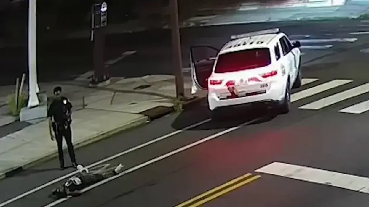 Video shows Philly cop interact with man in street minutes before deadly hit-and-run