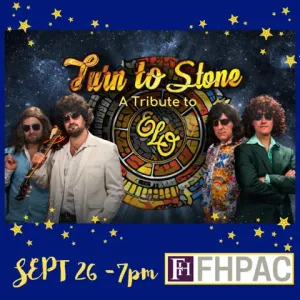 Enter for your chance to win 2 tickets to see Turn to Stone at Fort Hills Performing Arts Center