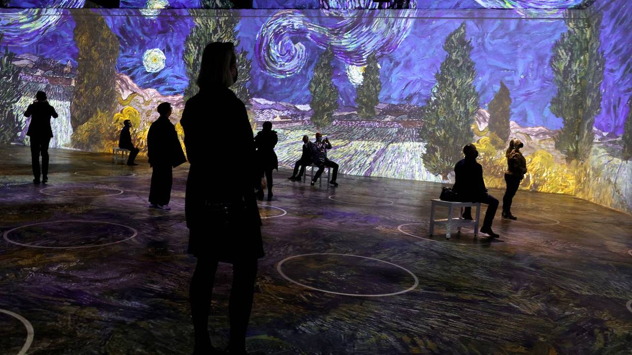 Immersive Van Gogh exhibit