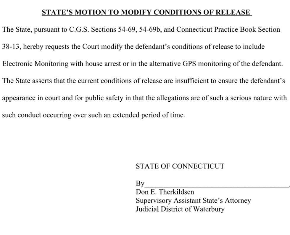 In a court motion, the Waterbury State