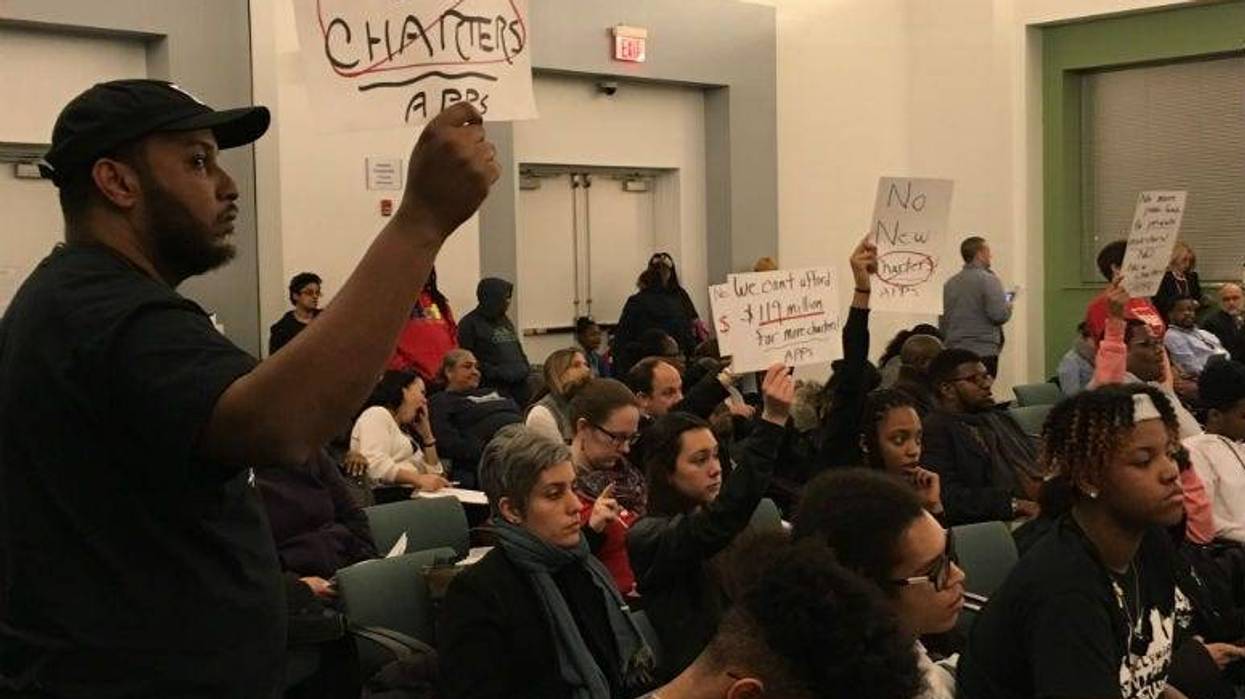 In its first vote on new charter schools, the Philadelphia school board denied all three applications before it.