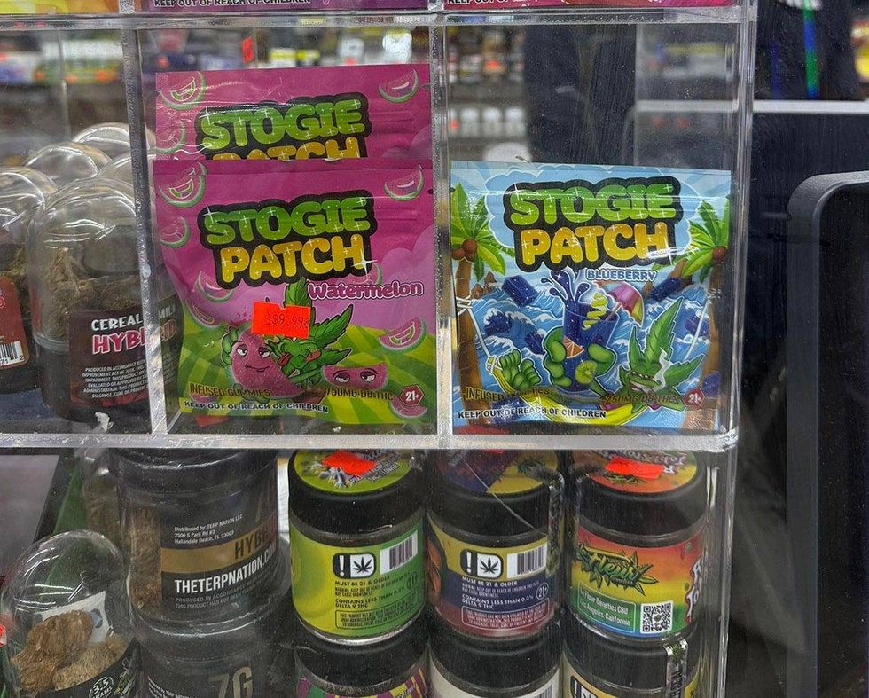 In many convenience stores that sell hemp, the products are behind the counter, even though it