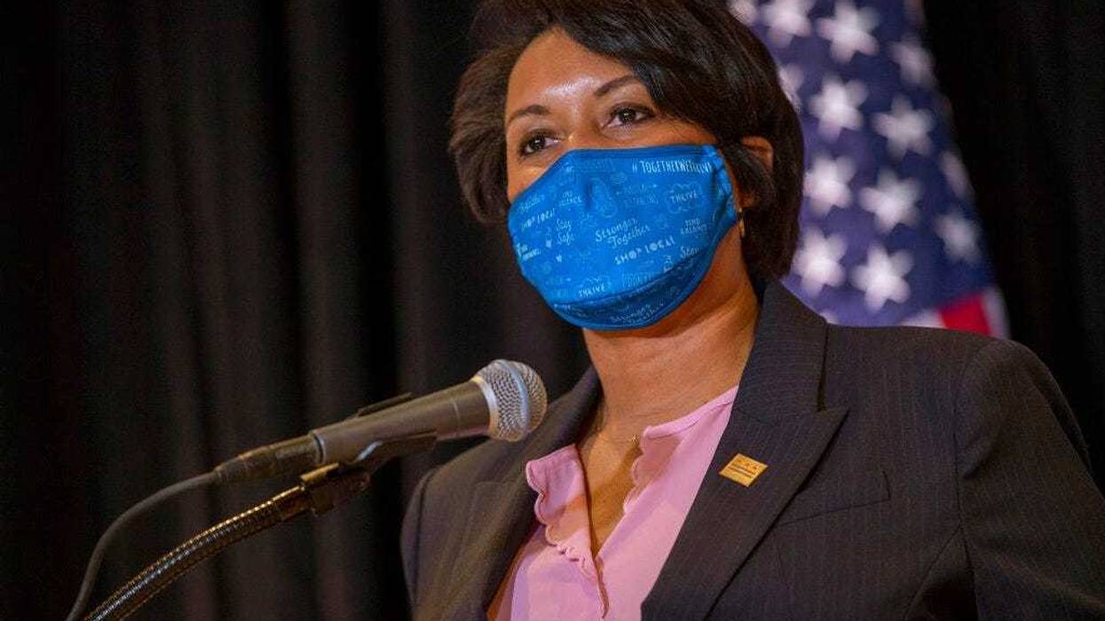 In this Dec. 17, 2020 file photo, District of Columbia Mayor Muriel Bowser speaks during a news conference in Washington. (Shawn Thew/Pool via AP, File)