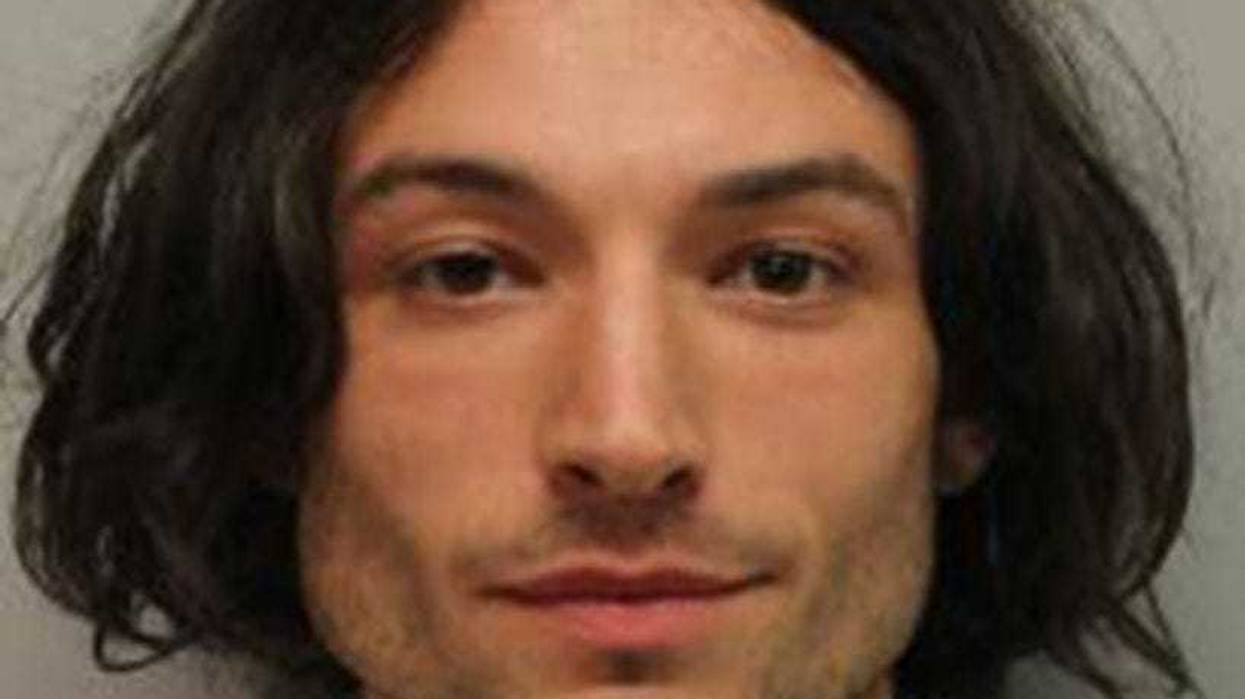 In this handout image provided by Hawaiʻi Police Department, Ezra Miller is seen in a police booking photo after his arrest for disorderly conduct and harassment on March 28, 2022 in Hilo, Hawaii. (Photo by Hawaiʻi Police Department via Getty Images)
