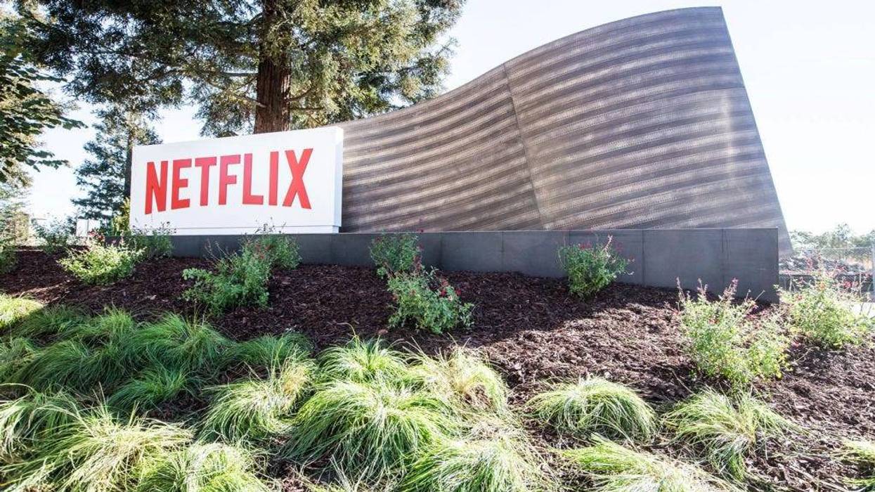In this handout photo provided by Netflix, is a view of Netflix's headquarters located in Los Gatos on April 20, 2020 in Los Gatos, California.