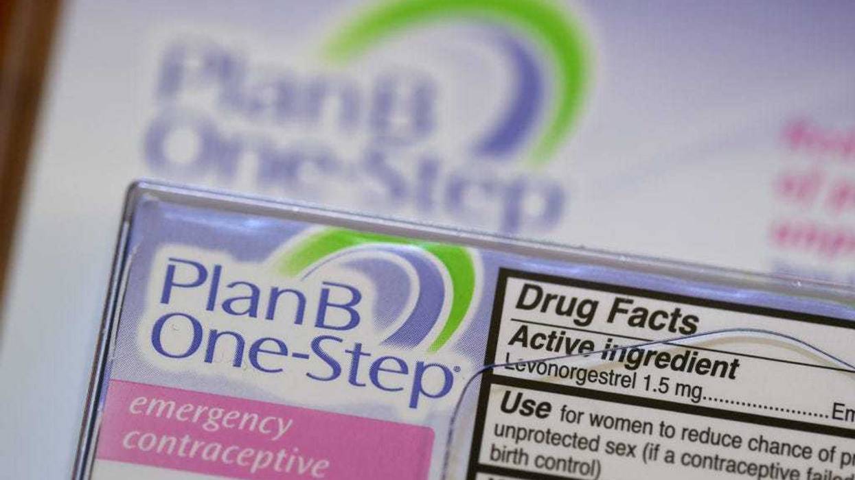 In this photo illustration, PlanB one-step emergency contraceptive is displayed on June 30, 2022 in San Anselmo, California.