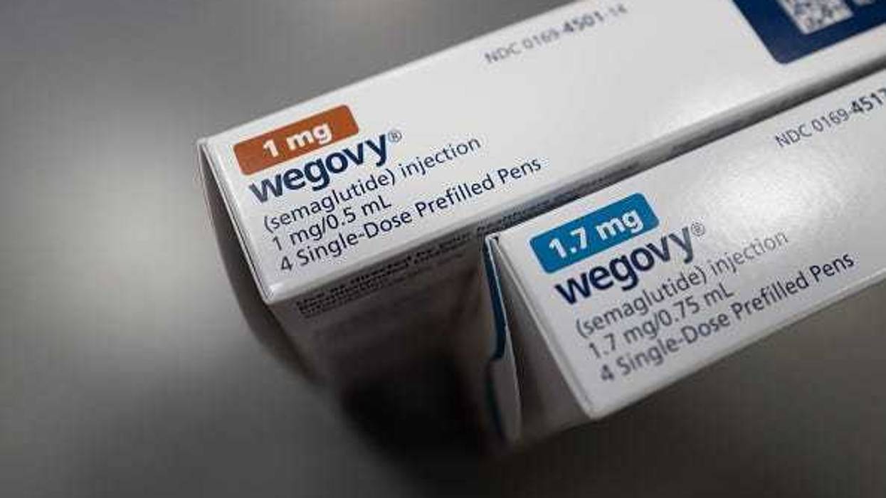 In this photo illustration, the injectable weight-loss medication Wegovy is available at New City Halstead Pharmacy on April 24, 2024 in Chicago, Illinois.