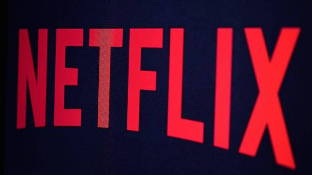 In this photo illustration the Netflix logo is seen on September 19, 2014 in Paris, France