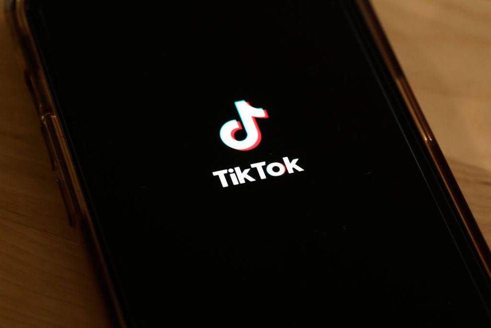 In this photo illustration, the TikTok app is seen on a phone on March 13, 2024 in New York City.