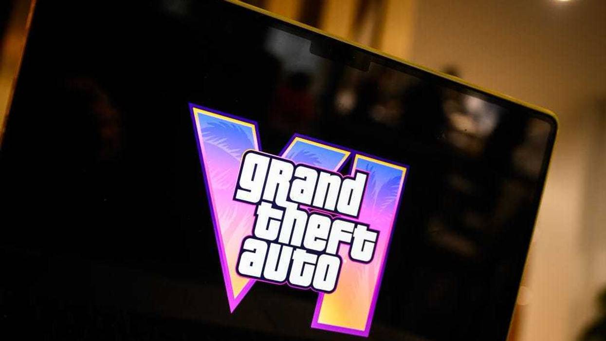 In this photo illustration, the trailer for the "Grand Theft Auto 6" console game is seen on a laptop screen on December 05, 2023 in London, England.