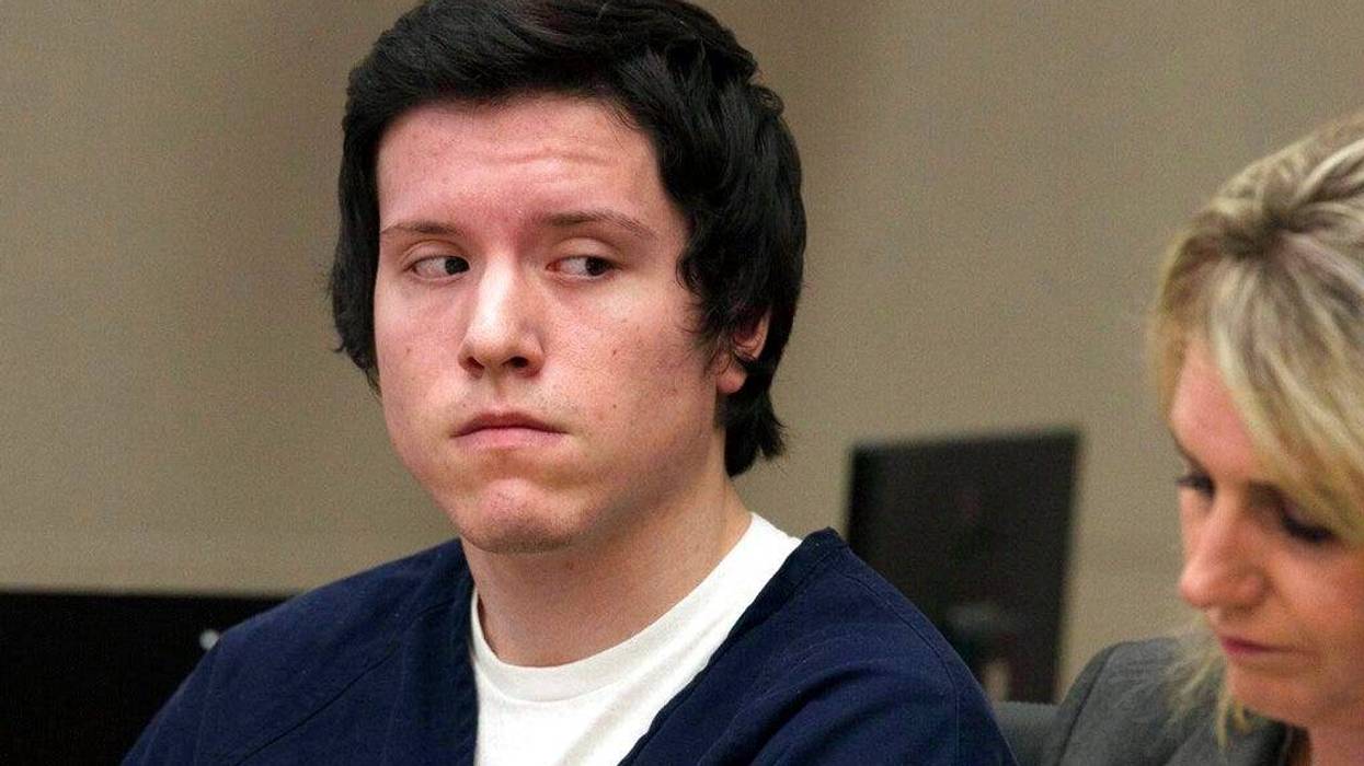 In this Sept. 19, 2019 file photo defendant John Earnest listens during testimony by a witness during a preliminary hearing in Superior Court in San Diego. Earnest pleaded guilty Tuesday, July 20, 2021, to murder and other charges in connection with a deadly shooting at a Southern California synagogue on the last day of Passover.