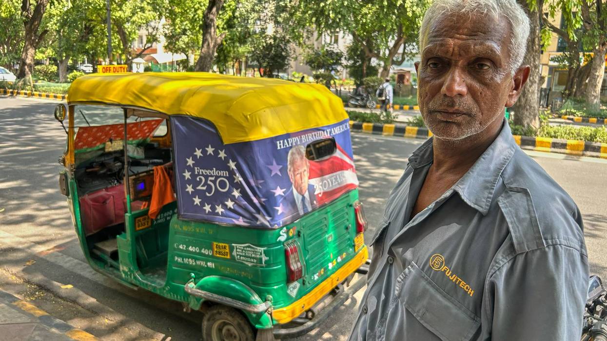 India Trump Auto Rickshaw