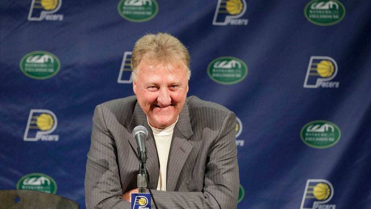 Indiana Pacers NBA basketball team president Larry Bird