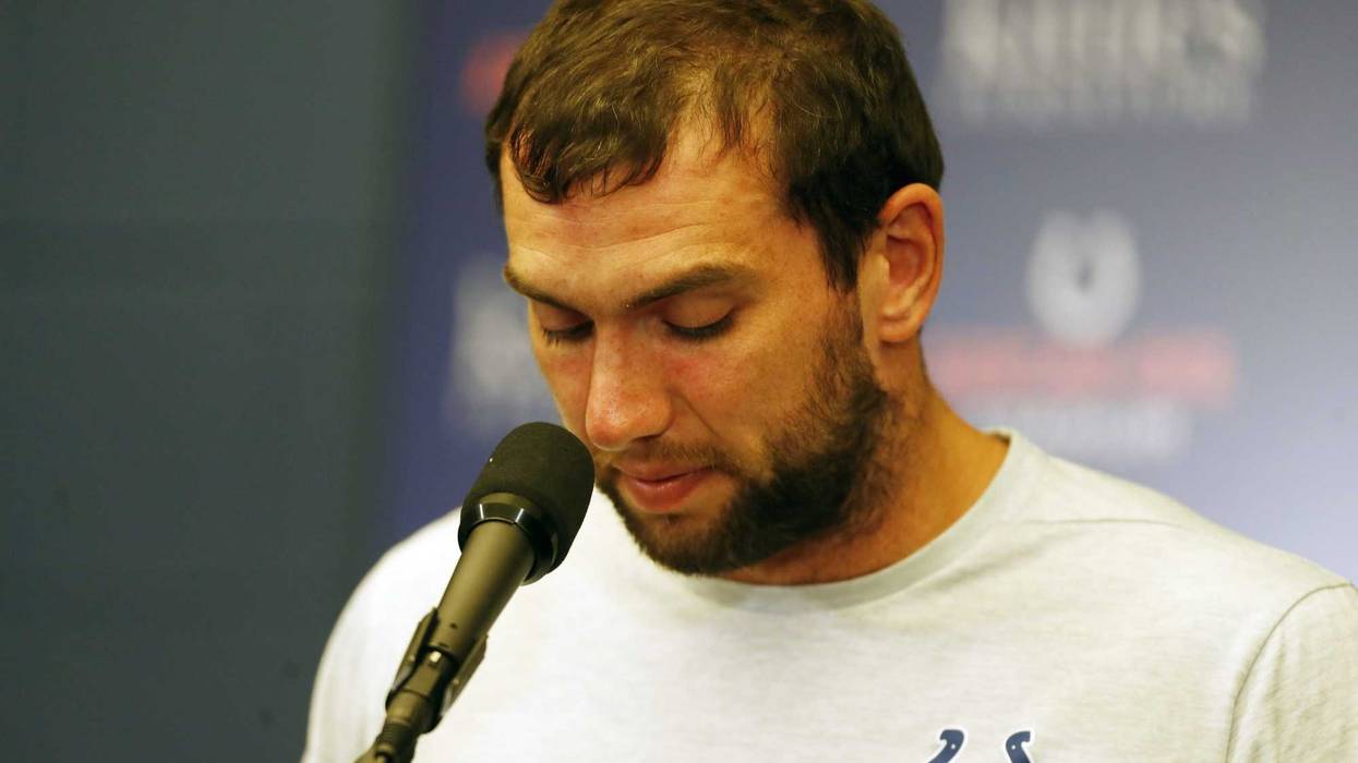 Indianapolis Colts quarterback Andrew Luck announces his retirement