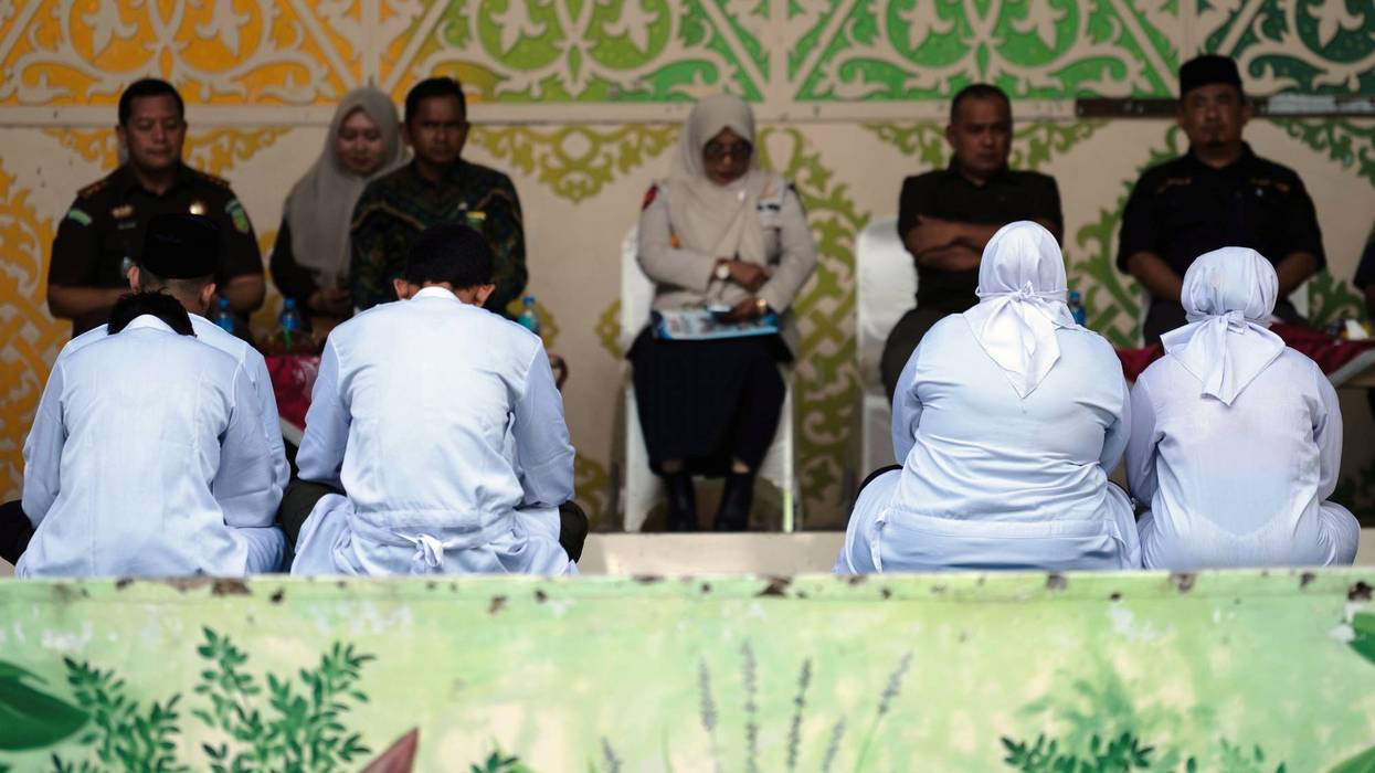 Indonesia Caning 1