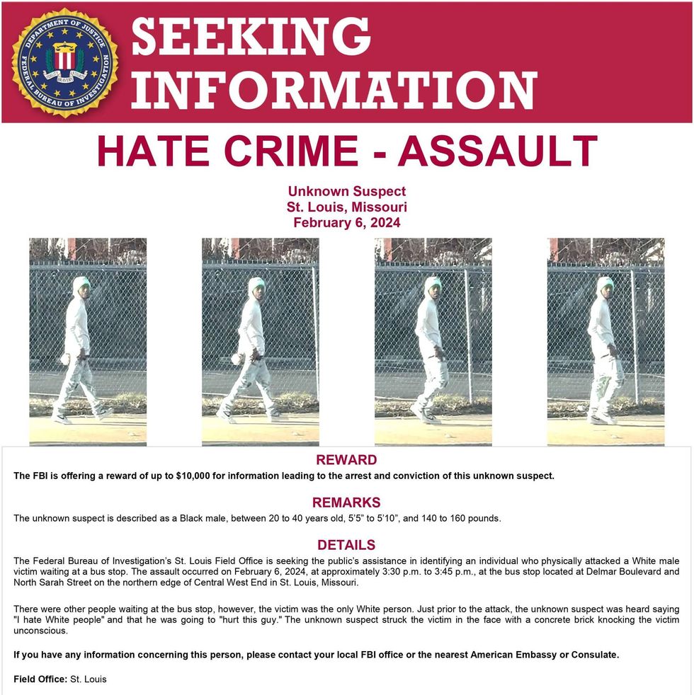 Information about suspect in hate crime assault