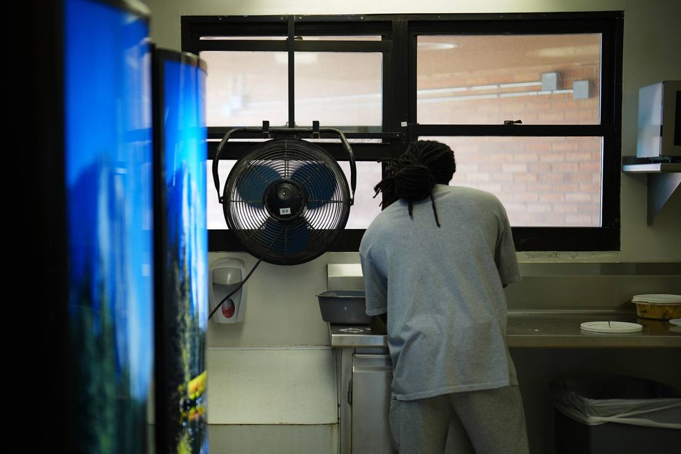 Inmates are increasingly threatened by rising temperatures as global temperatures rise