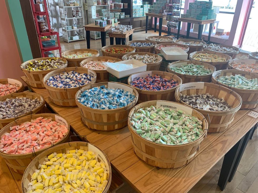 Inside a business on the Jersey Shore on Memorial Day weekend, 2021.