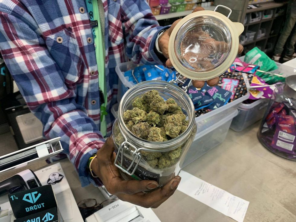 Inside DACUT, a new pot dispensary in Detroit.