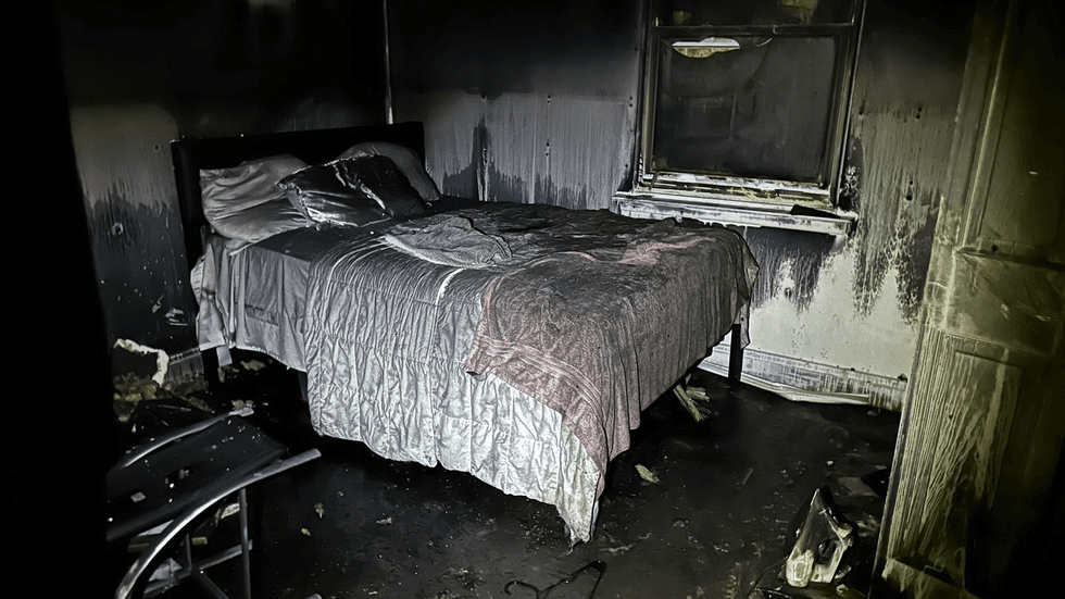 Inside of Camden County police officer