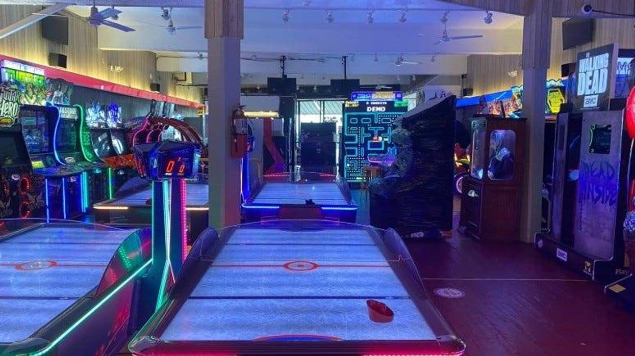 Inside of Jilly's Arcade in Ocean City, New Jersey