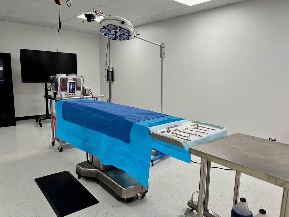 inside of surgical lab in St. Louis, Missouri